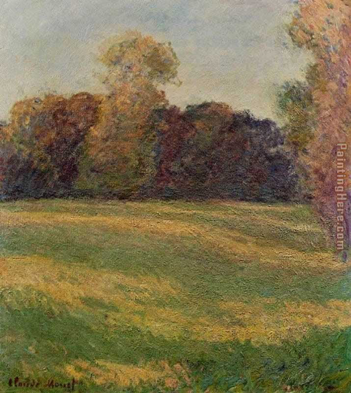 Meadow in the Sun painting - Claude Monet Meadow in the Sun art painting